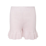 Roze gebreide strandshort