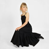 Zero Waste Girls Black Dress