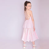 Zero Waste Pink Flower Girl Dress