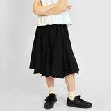 Zero Waste Black Flare Skirt