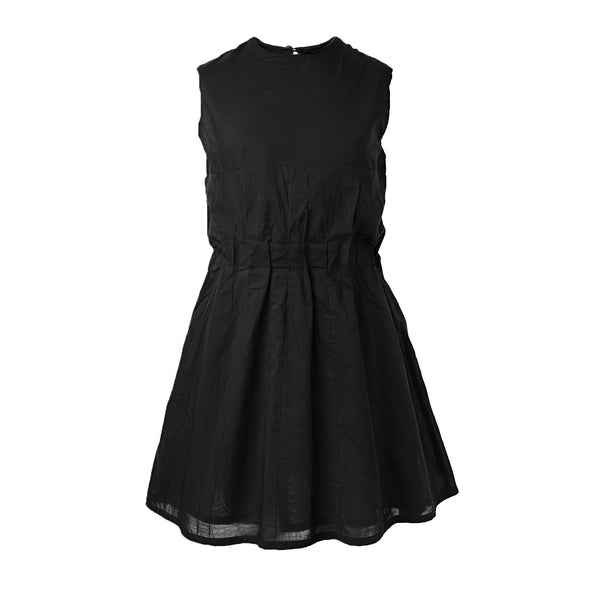 Meisjes zwarte jurk voor de zomer 