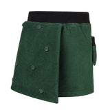 Groene fluwelen rok voor meisjes 