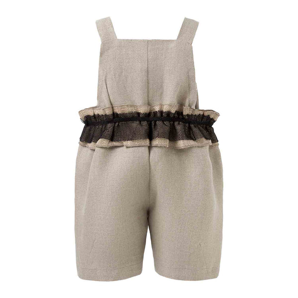 Baby Playsuit in Linen