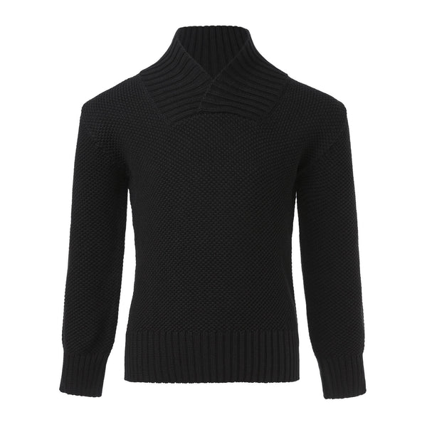 Knitted Black Sweater