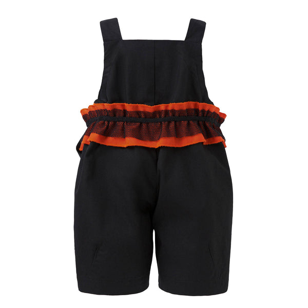 Zwarte playsuit