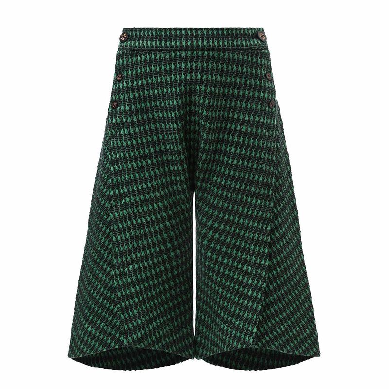 Groene culotte shorts