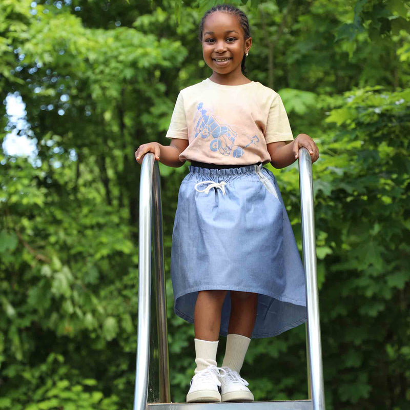 Blue Jean Skirt for Girls