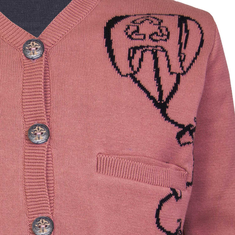 Roze vest voor jongens en meisjes met vlieger