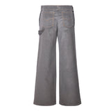 Kids Grey Velvet Pants